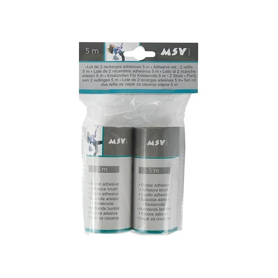 Lot de 2 recharges adhesives 5m MSV