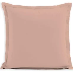 Lot de 2 taies d'oreiller - LOVELY HOME - LH71620 - 73 x 73 cm - Rose