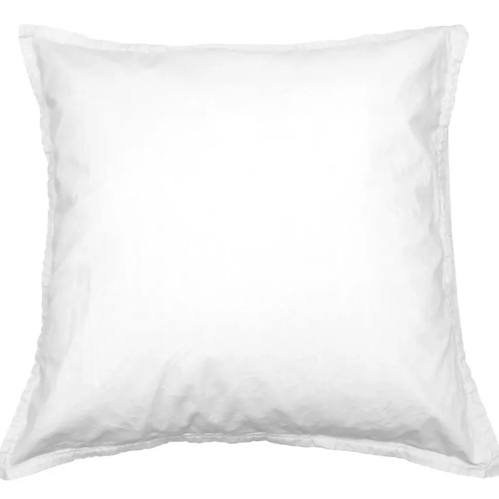 Lot de 2 taies d'oreiller en coton Blanc 65x65 cm STUDIO