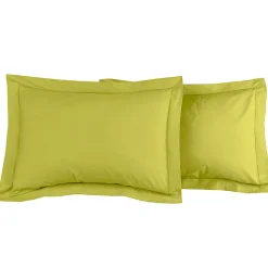 Lot de 2 taies d'oreiller en percale de coton Citronelle 50x70 cm SOFT PERCALE