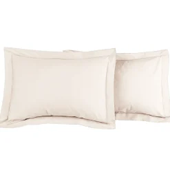 Lot de 2 taies d'oreiller en percale de coton Petale 50x70 cm SOFT PERCALE