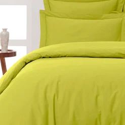 Lot de 2 taies d'oreiller en percale de coton Citronelle 65x65 cm SOFT PERCALE