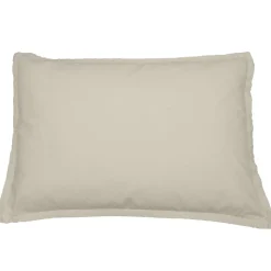 Lot de 2 taies d'oreiller en flanelle de coton Ficelle 50x70 cm KLAPPEN