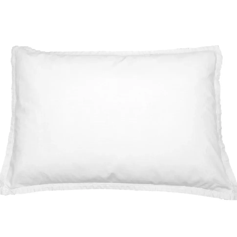 Lot de 2 taies d'oreiller en coton Blanc 50x70 cm STUDIO