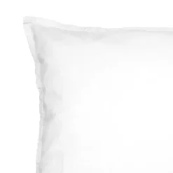 Lot de 2 taies d'oreiller en coton Blanc 50x70 cm STUDIO