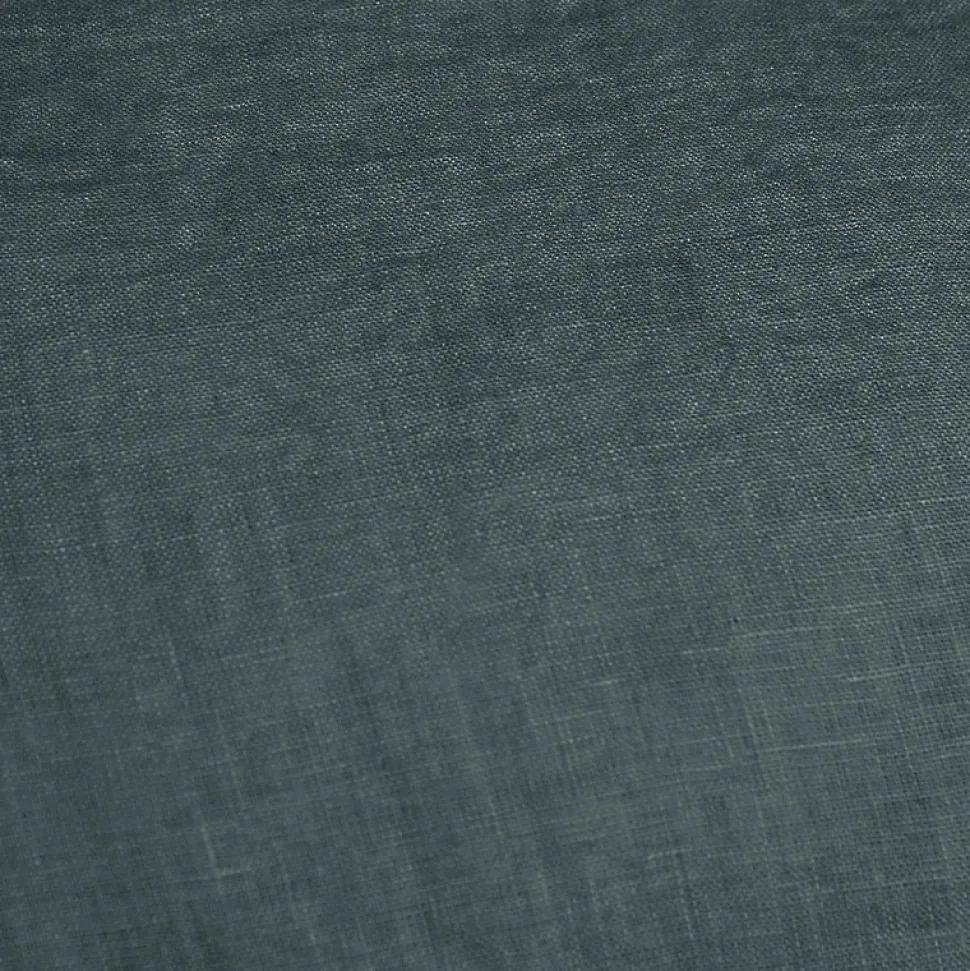 Lot de 2 taies d'oreillers 50 x 70 cm en lin lavé bleu - LUISA