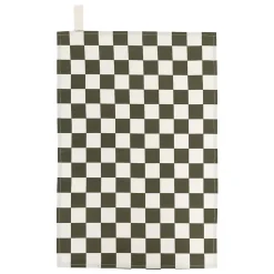 Lot de 3 torchons Helu jaune ocre - Atmosphera