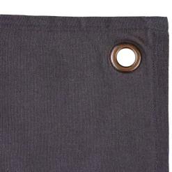 Lot de 2 torchons imprimés - coton - gris foncé - 45x70 cm - Atmosphera