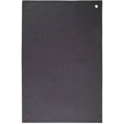 Lot de 2 torchons imprimés - coton - gris foncé - 45x70 cm - Atmosphera