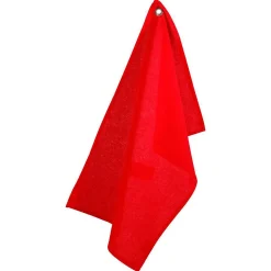 Lot de 2 torchons imprimés - coton - rouge - 45x70 cm - Atmosphera