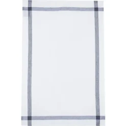 Lot de 2 torchons imprimés - coton - bleu - 45x70 cm - Atmosphera