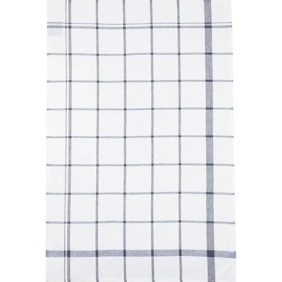 Lot de 2 torchons imprimés - coton - bleu - 45x70 cm - Atmosphera