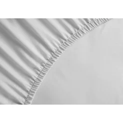 LOVELY HOME Drap Housse 100% coton 140x190x30 cm blanc