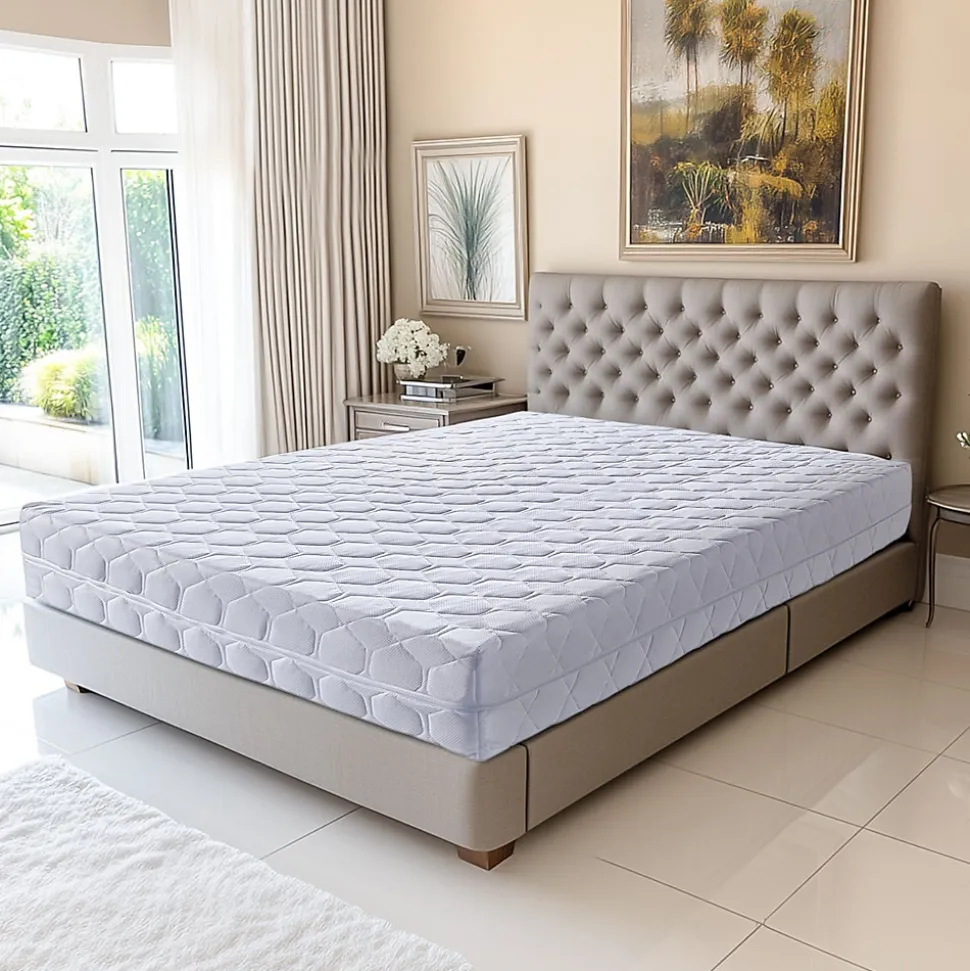 Matelas 20 cm 120x190 Pure Memory - Soutien Ferme - Dèhoussable sur 4 Côtés et Housse Lavable à 30 - face de contact Mousse à Mé
