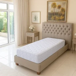 Matelas 60 Kg/m3 80x200 x 19 cm Ferme - Déhoussable Housse Lavable - 5 Zones de Confort