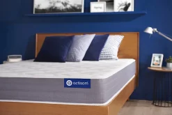 Matelas Ressorts ensachés et mémoire de forme - Confort : Mi-ferme