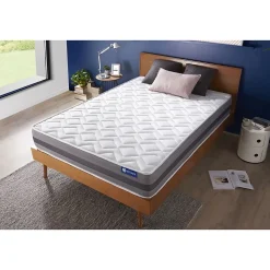 Matelas Ressorts ensachés et mémoire de forme - Confort : Mi-ferme
