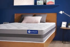Matelas Ressorts ensachés et mémoire de forme - Confort : Mi-ferme