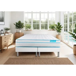 Matelas Ressorts ensachés et mémoire de forme - Confort : Ferme