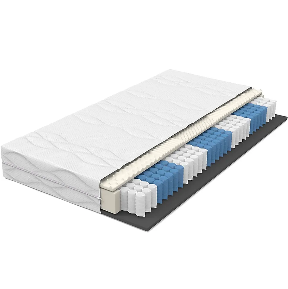 Matelas à ressorts ensachés Ortho Medic 160x200cm, H3, certifié Oeko-Tex, ergonomique 7 zones, hauteur 20cm, fabriqué en CHINE