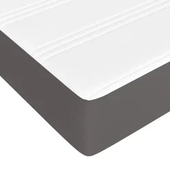 Matelas à ressorts ensachés pour enfants fermeté moyenne 80x160 cm similicuir vidaXL
