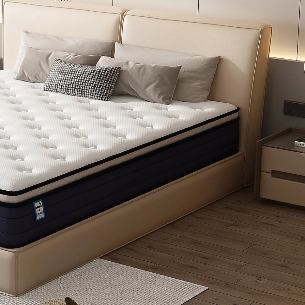 Matelas à Ressorts ensachés 90x190cm, 25 cm d'épaisseur