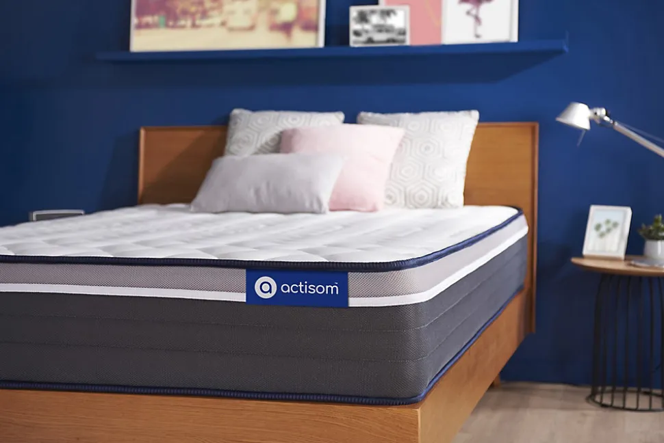 Matelas Ressorts ensachés et mémoire de forme - Confort : Très ferme
