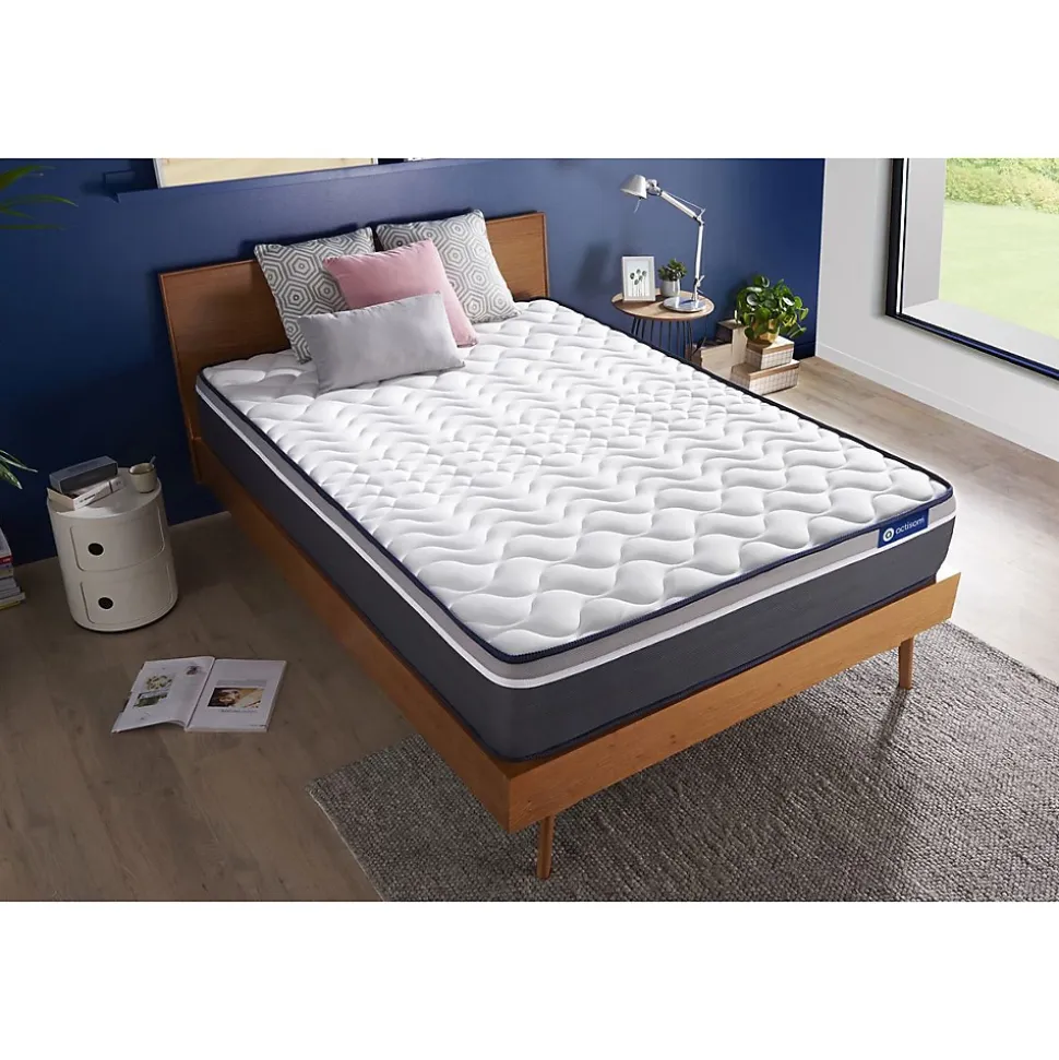 Matelas Ressorts ensachés et mémoire de forme - Confort : Très ferme