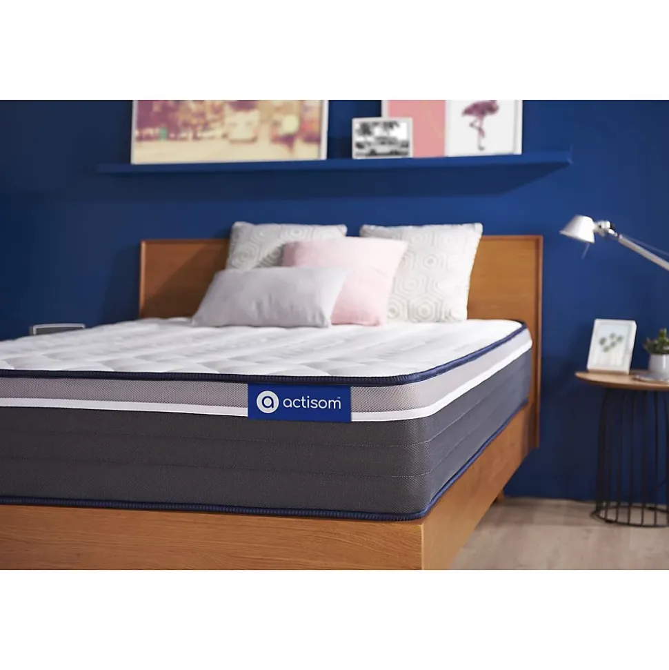 Matelas Ressorts ensachés et mémoire de forme - Confort : Très ferme