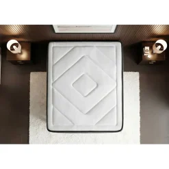 Matelas Ressorts ensachés et mémoire de forme - Confort : Ferme