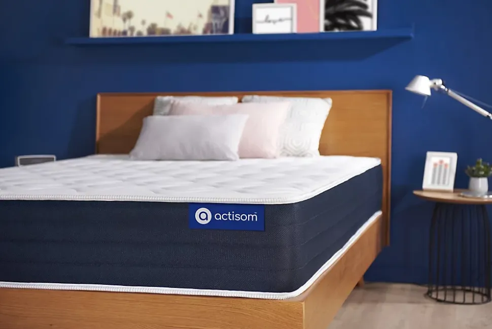 Matelas Ressorts ensachés et mémoire de forme - Confort : Equilibré