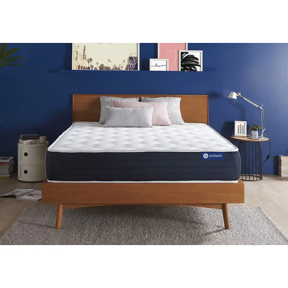Matelas Ressorts ensachés et mémoire de forme - Confort : Equilibré