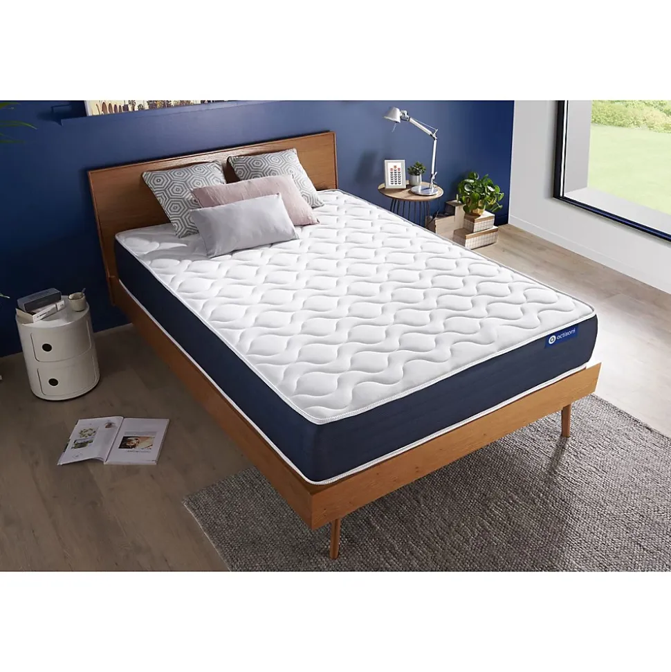 Matelas Ressorts ensachés et mémoire de forme - Confort : Equilibré