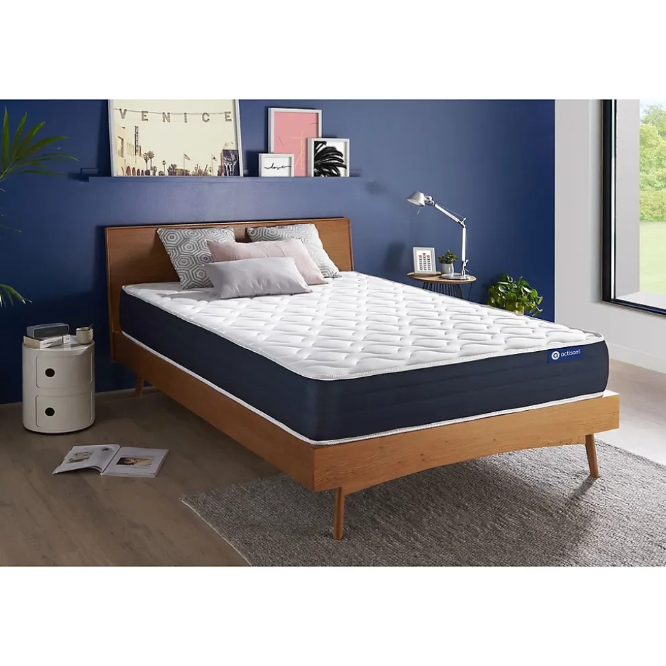 Matelas Ressorts ensachés et mémoire de forme - Confort : Equilibré