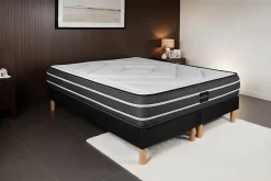 Matelas Ressorts ensachés et mémoire de forme - Confort : Ferme