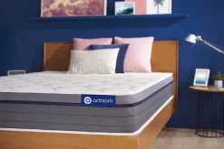 Matelas Ressorts ensachés et mémoire de forme - Confort : Equilibré
