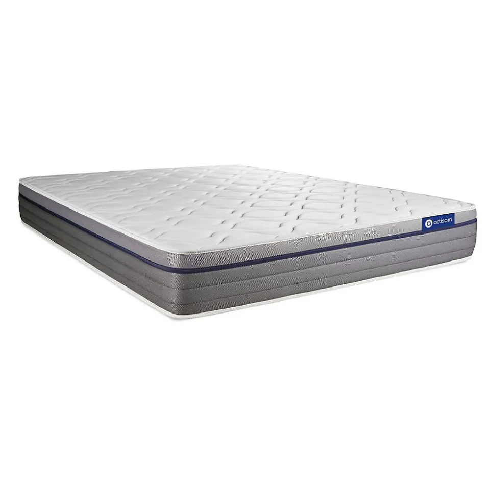 Matelas Ressorts ensachés et mémoire de forme - Confort : Equilibré