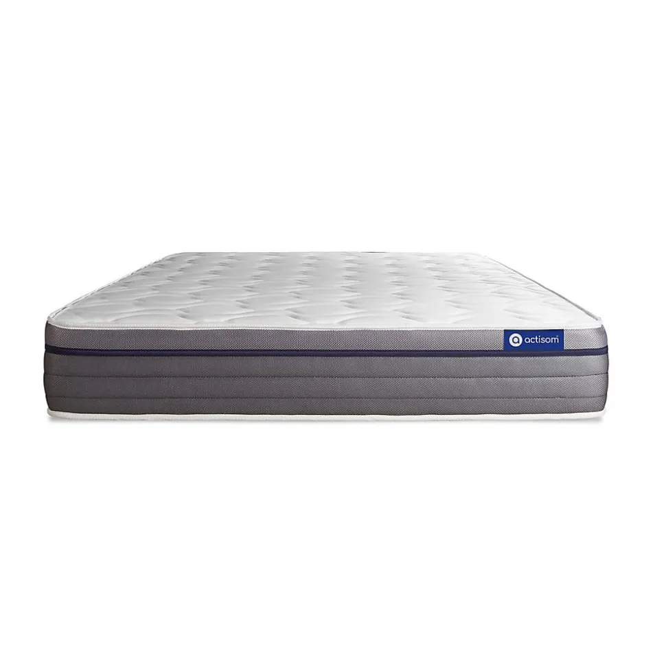 Matelas Ressorts ensachés et mémoire de forme - Confort : Equilibré