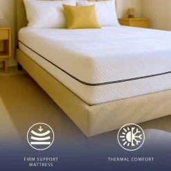 Matelas 140 X 200 Hauteur 14 cm Orthopédique Hypoallergénique Fabriqué en Italie