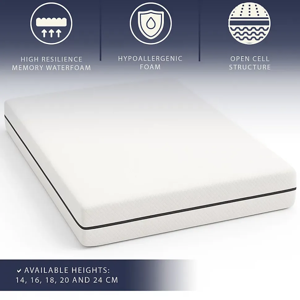 Matelas 180 X 200 Hauteur 18 cm Orthopédique Hypoallergénique Fabriqué en Italie