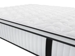 Matelas 140 x 190 cm anti-feu ressorts ensachés et surmatelas intégré ép.28cm - DELICE de YSMÉE HÔTEL