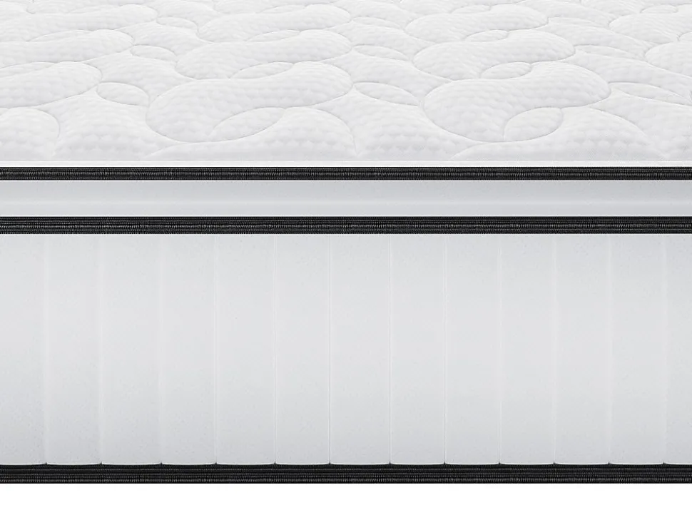 Matelas 180 x 200 cm anti-feu ressorts ensachés et surmatelas intégré ép.28cm - DELICE de YSMÉE HÔTEL