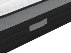 Matelas 90 x 200 cm hybride ressorts ensachés 7 zones et mémoire de forme ép.25cm - AMARANTE de NATUREA