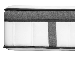 Matelas 160 x 200 cm hybride ressorts ensachés 7 zones et mémoire de forme ép.30cm - OLIANE de YSMÉE