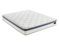 Matelas 180 x 200 cm hybride ressorts ensachés 7 zones et mémoire de forme ép.25cm - MALAO de PALACIO