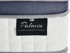 Matelas 180 x 200 cm hybride ressorts ensachés 7 zones et mémoire de forme ép.25cm - MALAO de PALACIO