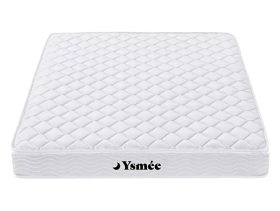 Matelas 140 x 190 cm ressorts et mémoire de forme ép.15cm - WOLKENLOS de YSMÉE