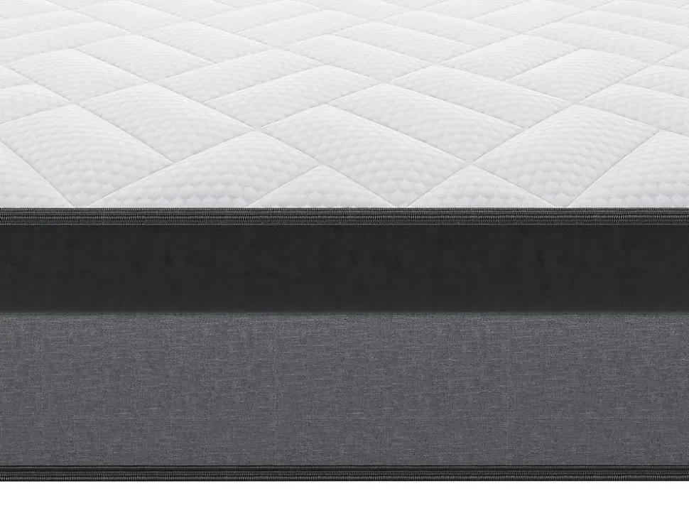 Matelas 140 x 190 cm ressorts ensachés et mémoire de forme ép.24cm - ILLUSION de YSMÉE