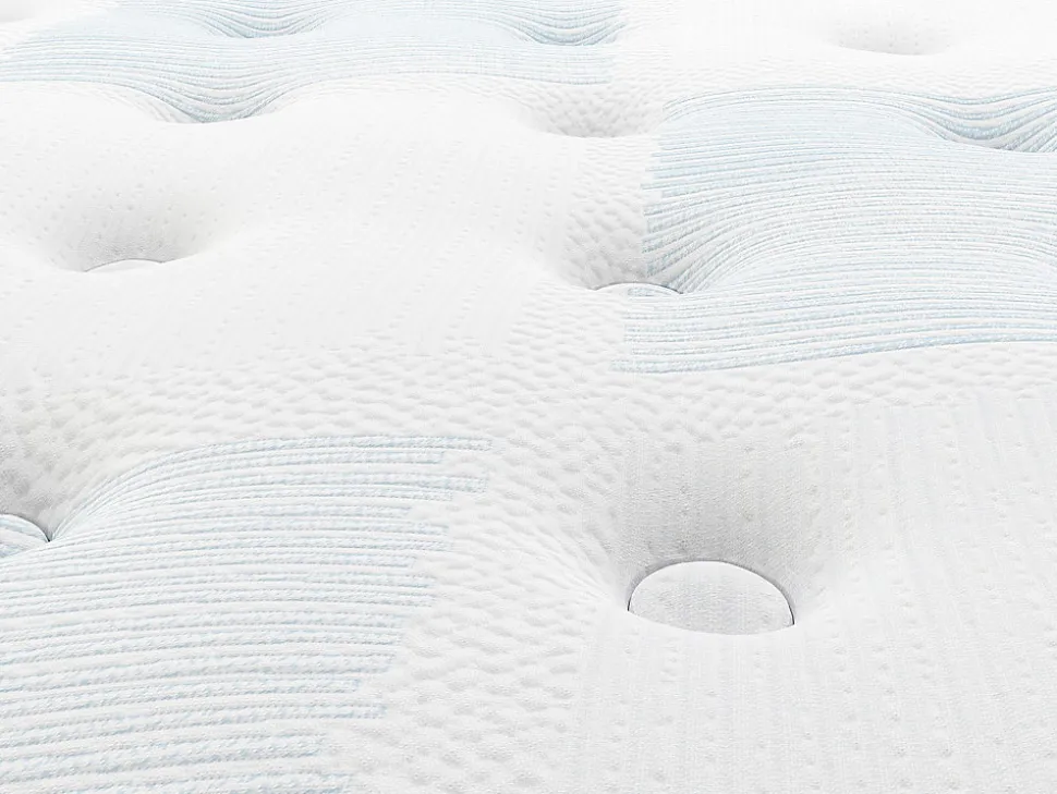 Matelas 140 x 190 cm ressorts ensachés 7 zones et gel à mémoire de forme ép.23cm - VARNO de YSMÉE