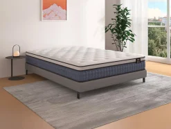 Matelas 140 x 190 cm ressorts ensachés 7 zones et gel à mémoire de forme ép.23cm - VARNO de YSMÉE
